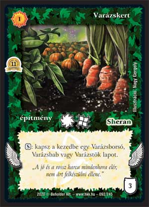 Kiadás: Alappakli, 11. kiadás
Gyakoriság: ritka