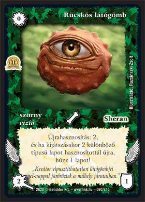 Kiadás: Alappakli, 11. kiadás
Gyakoriság: ritka