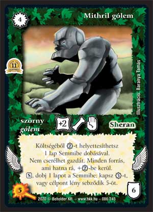 Kiadás: Alappakli, 11. kiadás
Gyakoriság: ritka