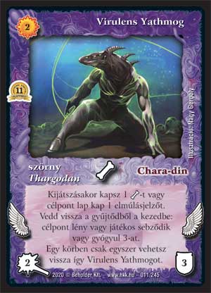 Kiadás: Alappakli, 11. kiadás
Gyakoriság: ritka