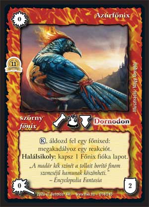 Kiadás: Alappakli, 11. kiadás
Gyakoriság: ritka