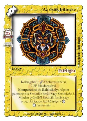 Kiadás: HKK Negyedszázad (Zén)
Gyakoriság: ritka