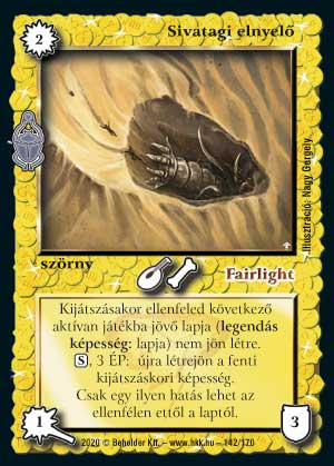 Kiadás: Homokdűnék
Gyakoriság: nem gyakori