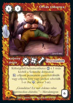 Kiadás: Kristályláz
Gyakoriság: nem gyakori