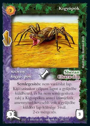 Kiadás: Kristályláz
Gyakoriság: ritka