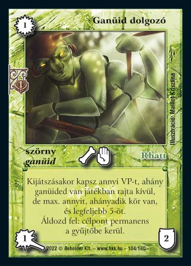 Kiadás: Roxat céhei
Gyakoriság: gyakori