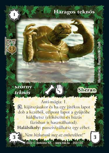 Kiadás: Roxat céhei
Gyakoriság: ritka